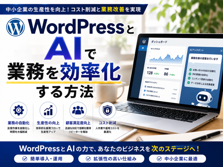 WordPressとAIで業務を効率化する方法